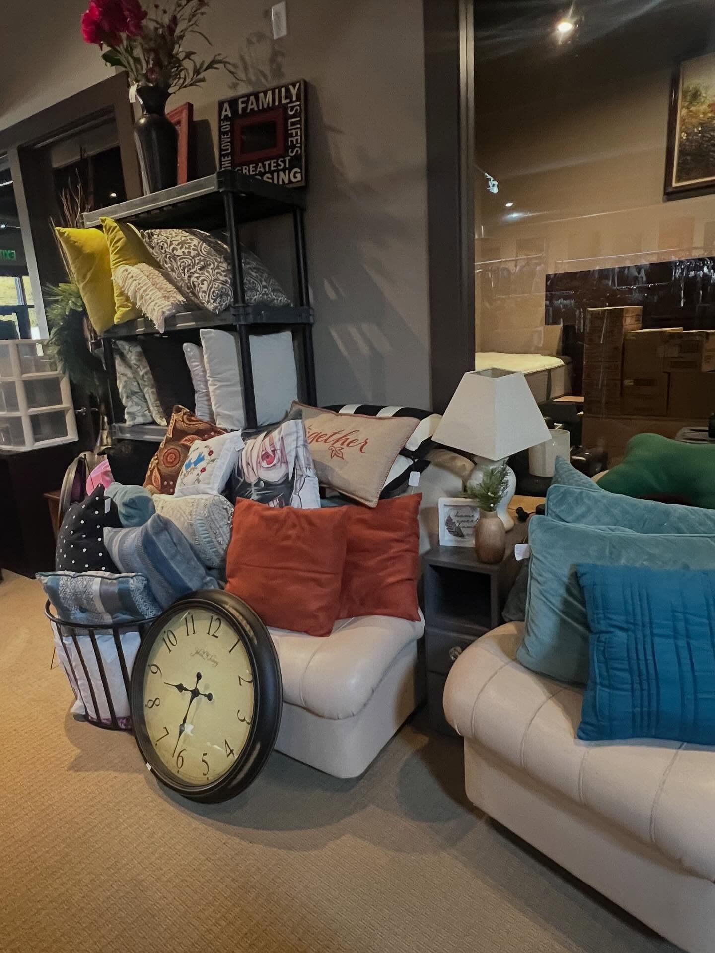 Furniture and pillows